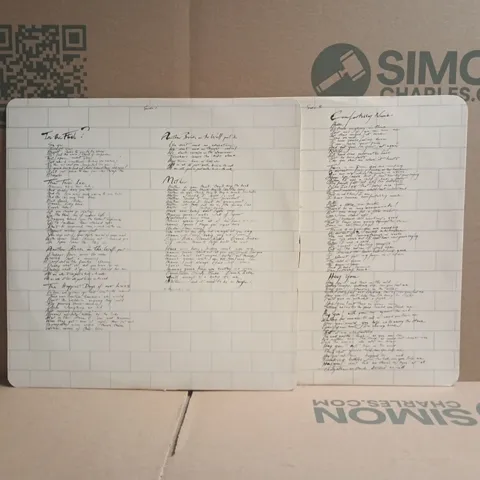 PINK FLOYD THE WALL DOUBLE VINYL (COVERLESS)