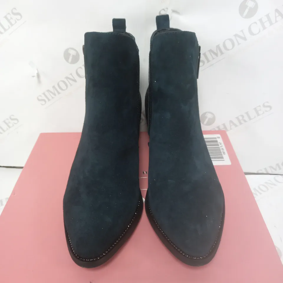 BOXED MODA IN PELLE ANKLE BOOT GREEN SIZE 7