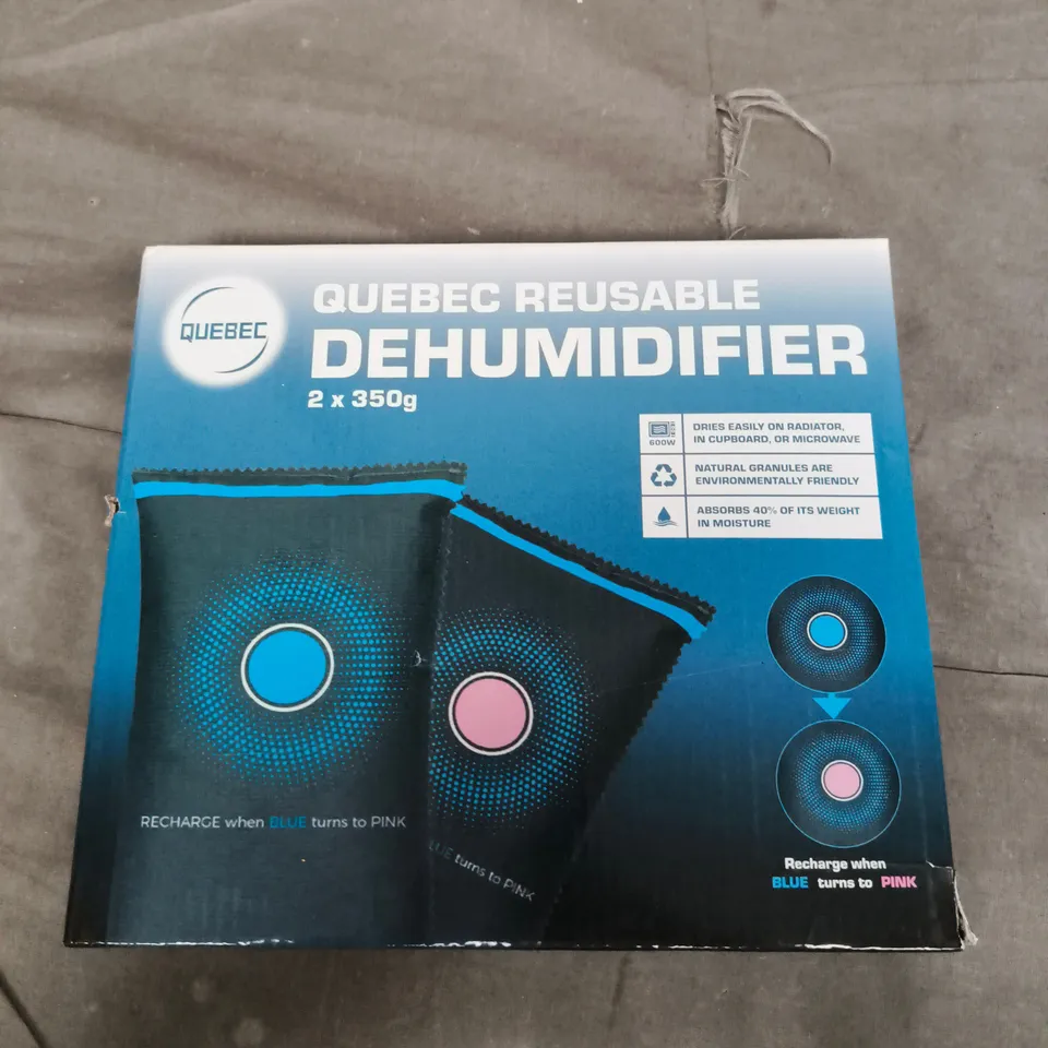 QUEBEC REUSABLE DEHUMIDIFIER 2 X 350G 