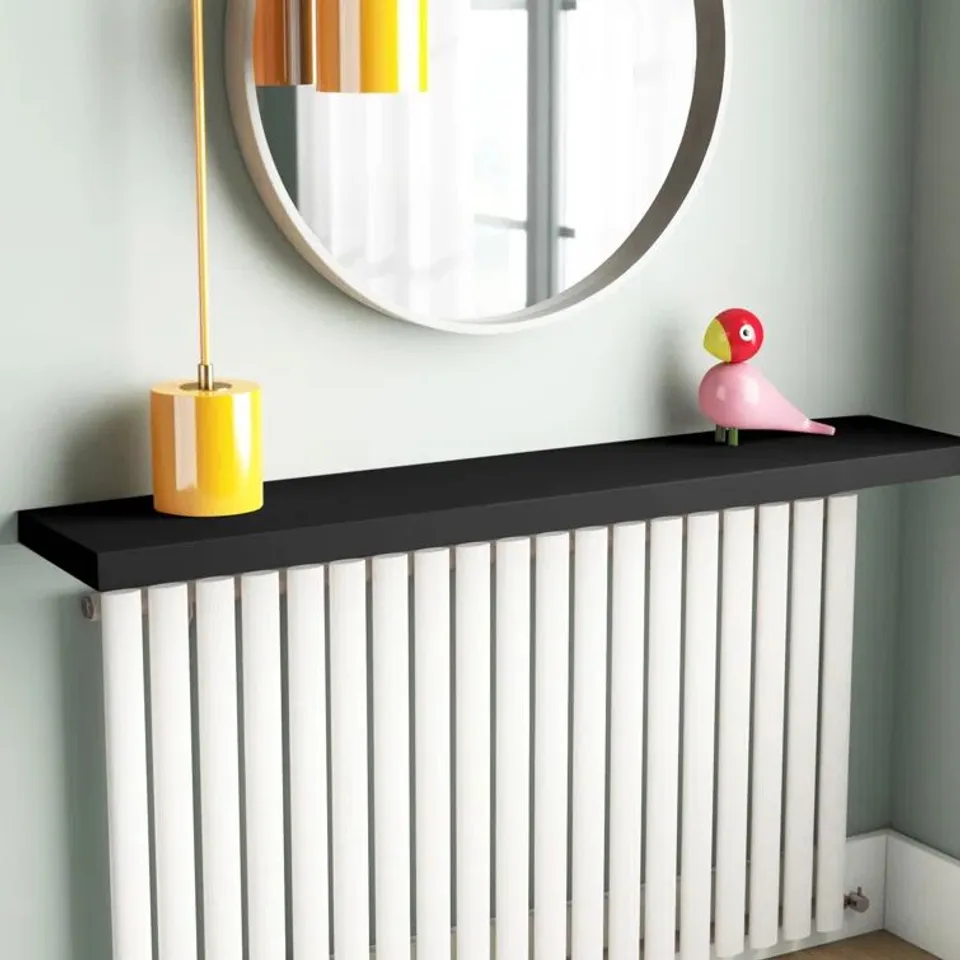 BOXED 1 FLOATING WALL-SHELF SMALL 4cm × 120cm × 23.5cm WHITE (1 BOX)