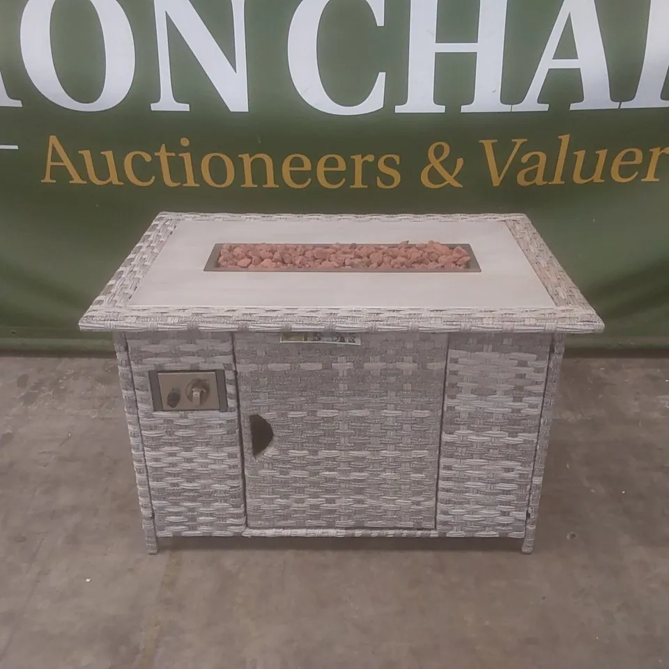 BRAND NEW BOXED ARIZONA OUTDOOR GAS FIRE PIT TABLE (1 BOX) RRP £495