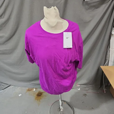 NIKE DRI-FIT MEN'S T‑SHIRT – PURPLE – SIZE L