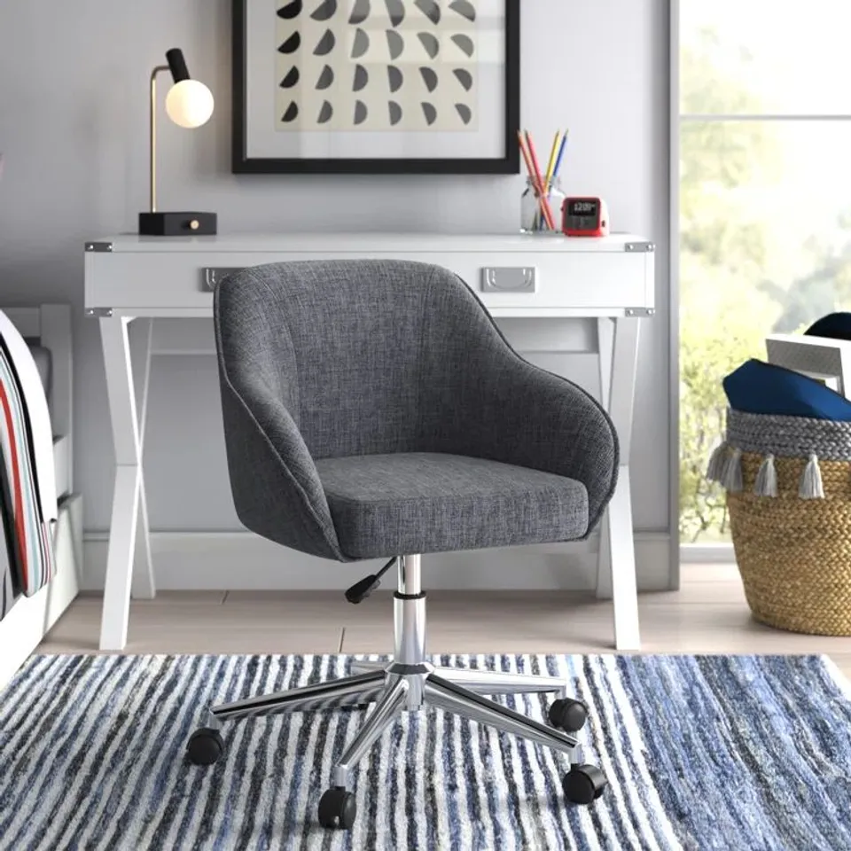 BOXED AMBOY TASK CHAIR GREY FABRIC