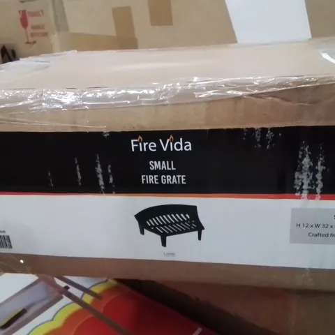 BOXED CAST IRON FIREPLACE GRATE 