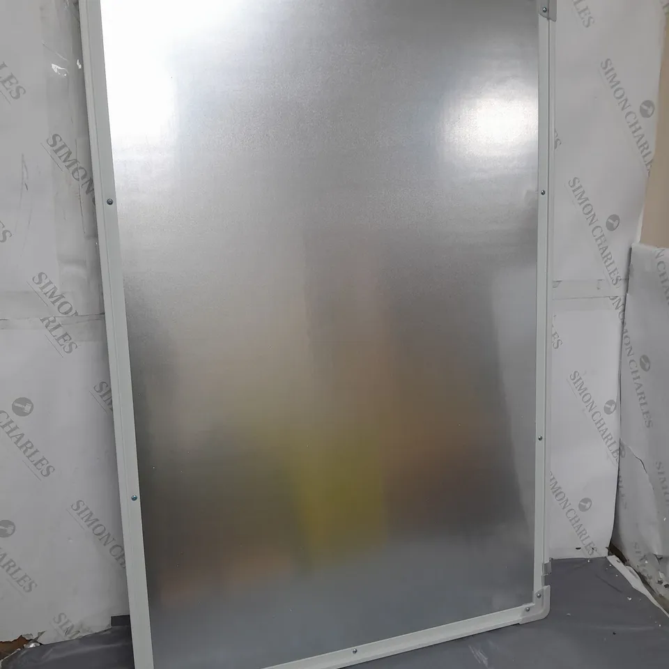 BOXED WHITEBOARD APPROXIMATELY 90CM X 60XM 