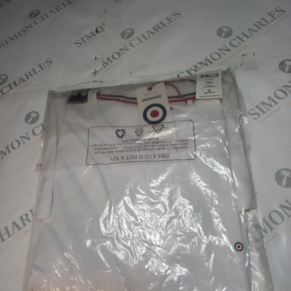 BAGGED LAMBRETTA TAPED T-SHIRT SIZE 4XL