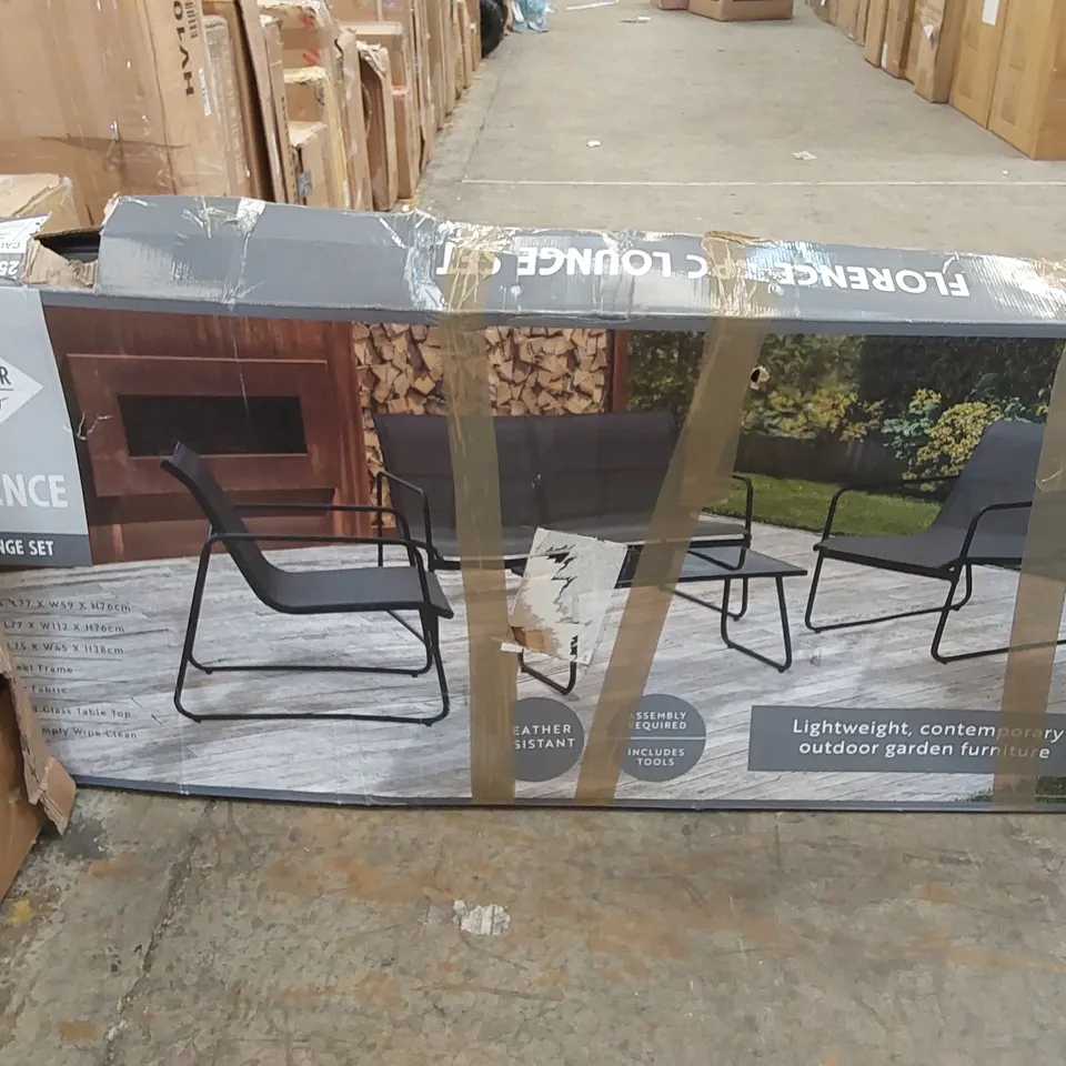 BOXED FLORENCE 4-PIECELOUNGE SET (1 BOX)