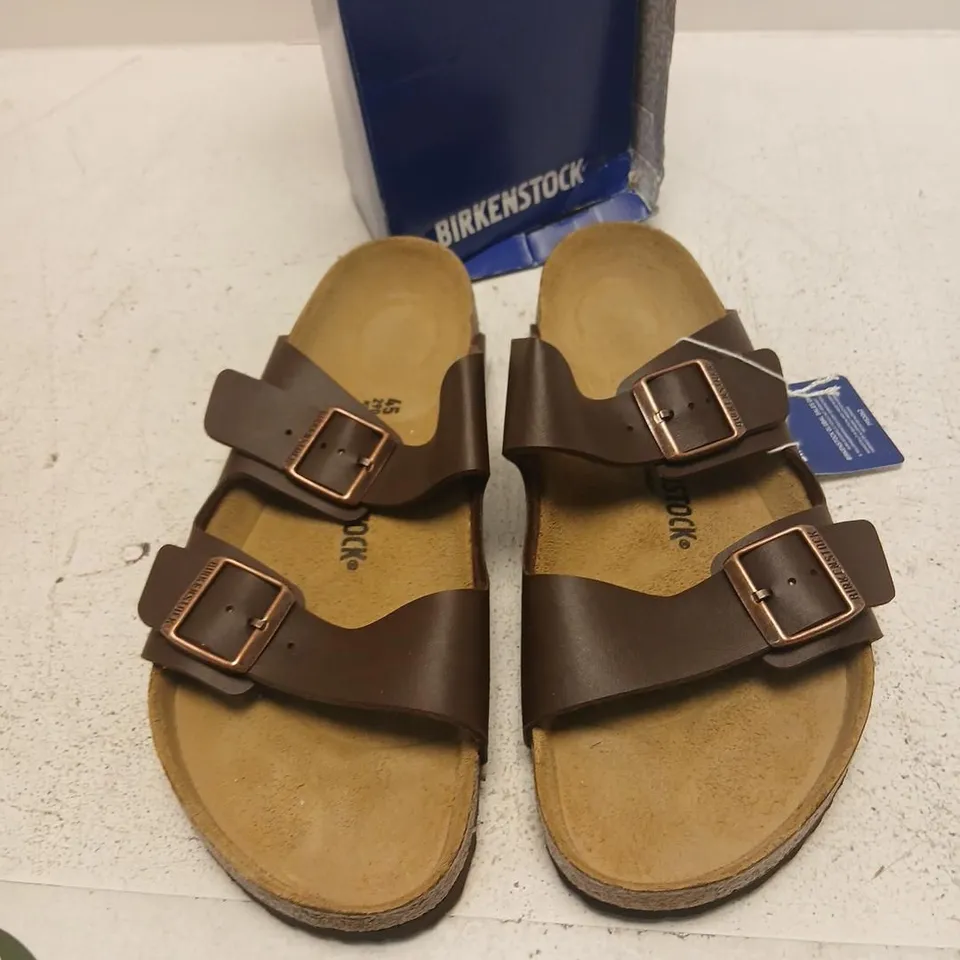 BIRKENSTOCK ARIZONA BROWN SANDALS – UK 10.5 (EU 45) MULITSTRAP