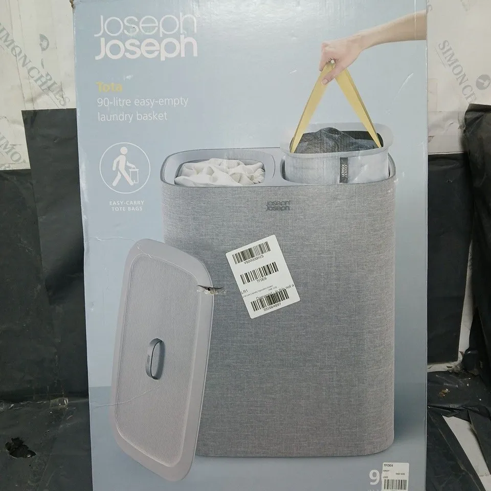 JOSEPH JOSEPH TOTA 90 LITRE LAUNDRY SEPARATION BASKET - COLLECTION ONLY 