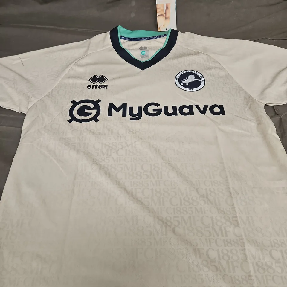 MILLWALL FC AWAY JERSEY - SIZE SMALL