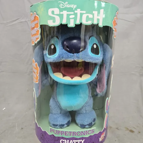 DISNEY STITCH CHATTY STITCH PLUSH TOY - PUPPETRONICS