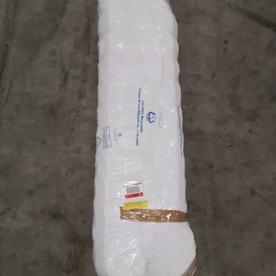 BAGGED ROLLED ASIA SERENITY EGYPTIAN-QUALITY COTTON 4FT SMALL DOUBLE MATTRESS 