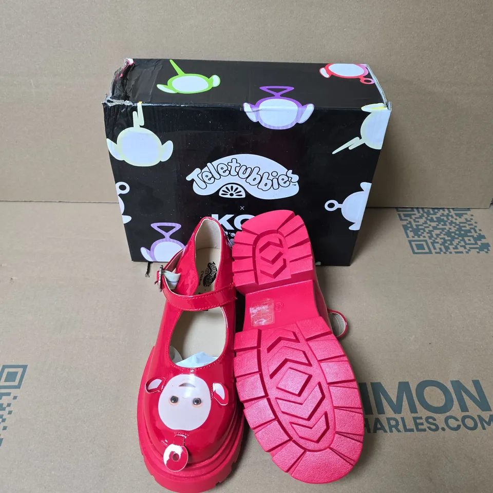 BOXED KOI KIDZ PO TELETTUBBIES KIDZ MARY JANES SHOES UK SIZE 3 