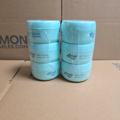 LOT OF 2 SEALED 3-PAQCKS OF ATRIXO INTENSIVE PROTECTION CREAMS - 200ML EACH