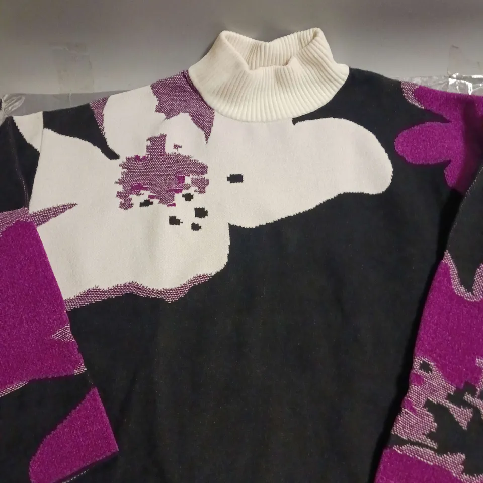 WYNNE COLLECTION LADIES FLORAL JUMPER PLUMBERRY SIZE LARGE