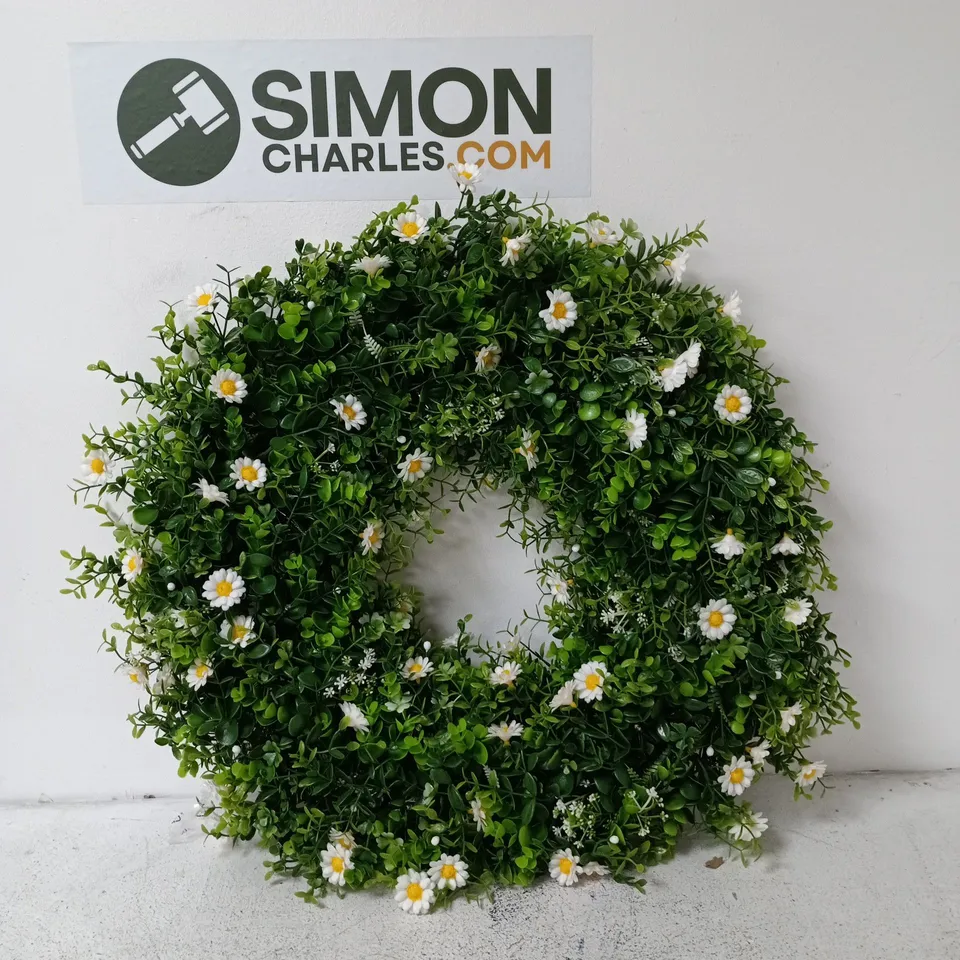 GARDEN STORIES PRE LIT WREATH BOXED