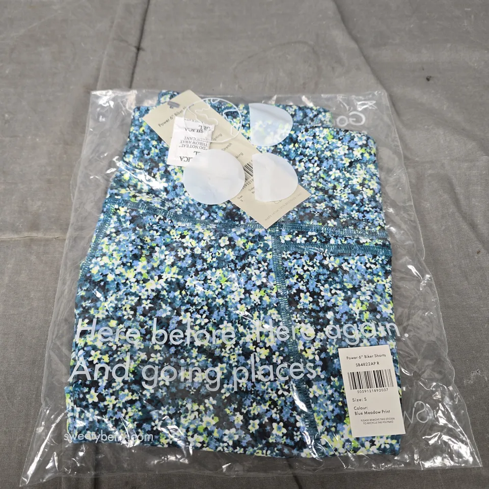 SWEATY BETTY BIKER SHORTS SIZE S