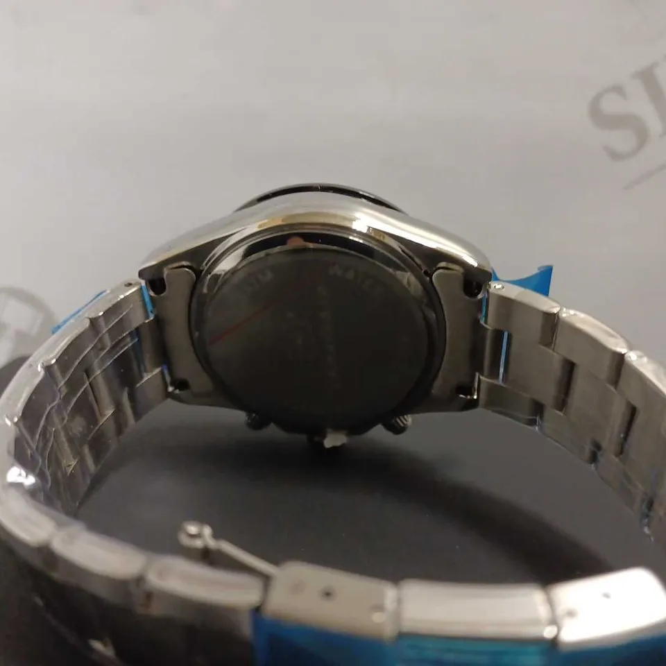 MENS ZIHLMANN & Co Z400 WATCH – CHRONOGRAPH MOVEMENT – STAINLESS STEEL STRAP – WHITE DIAL – 3ATM WATER RESISTANT 