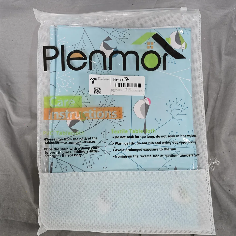 PLENMOR TABLE CLOTH – WIPEABLE WATERPROOF TABLECLOTH, 137 X 183 CM, BIRDS-2