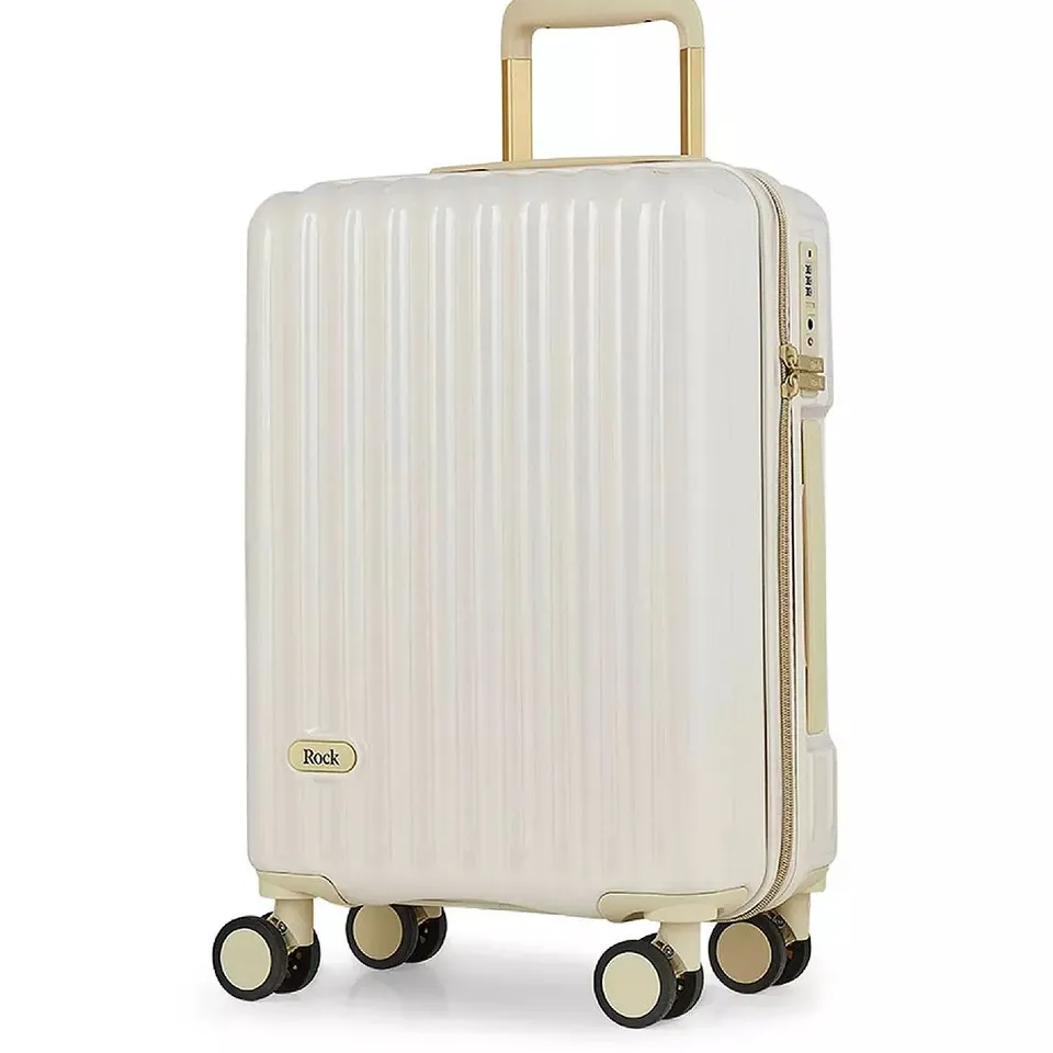 ROCK LUGGAGE PRIMROSE CREAM CABIN SUITCASE