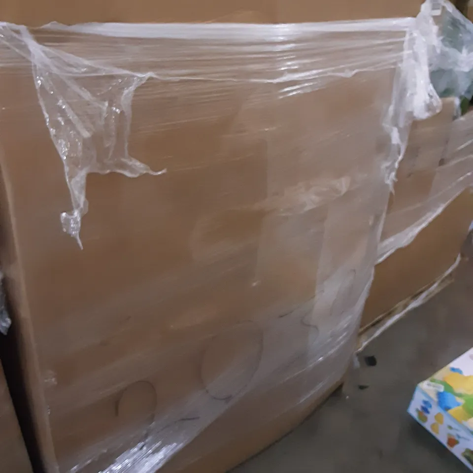 PALLET OF ASSORTED PRODUCTS INCLUDING FUNNY MULTIPLAY TABLE, JX FITNESS DOOR FRAME PULL UP BAR, AIR COOLER, POGO STICK, AREALER FOOT SPA MASSAGER, ELECTRICAL NERVE STIMULATORR