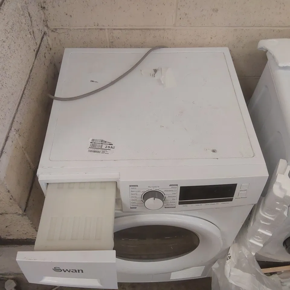 SWAN STC75110W 8KG LOAD CONDENSER TUMBLE DRYER - WHITE