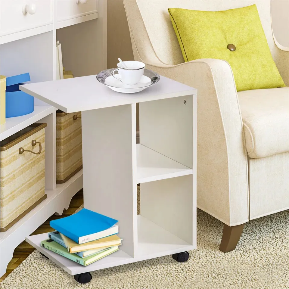 BOXED GIHANNA SIDE TABLE WITH STORAGE 