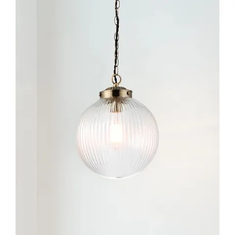 BOXED BATESON 1-LIGHT GLOBE PENDANT (1 BOX)