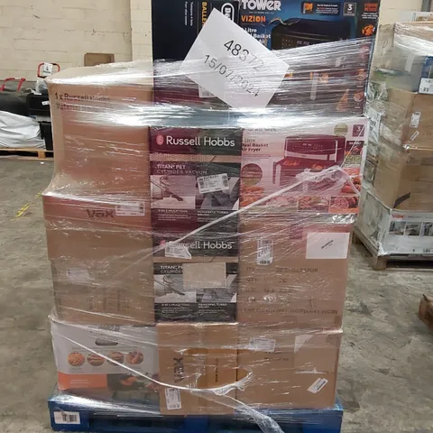 PALLET OF APPROXIMATELY 22 UNPROCESSED RAW RETURN HOUSEHOLD AND ELECTRICAL GOODS TO INCLUDE;
