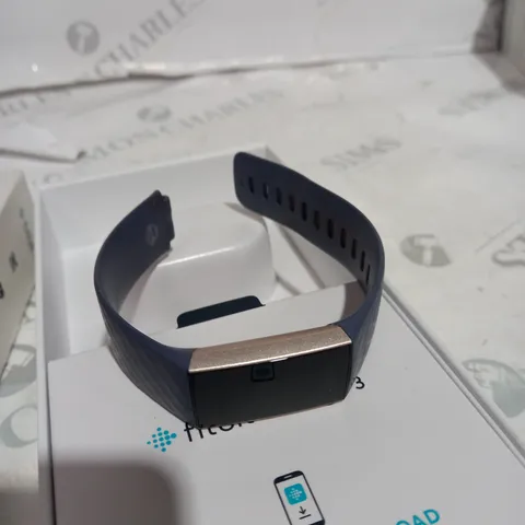 FITBIT CHARGE 3 - ADVANCED FITNESS TRACKER - ROSE GOLD - BLUE