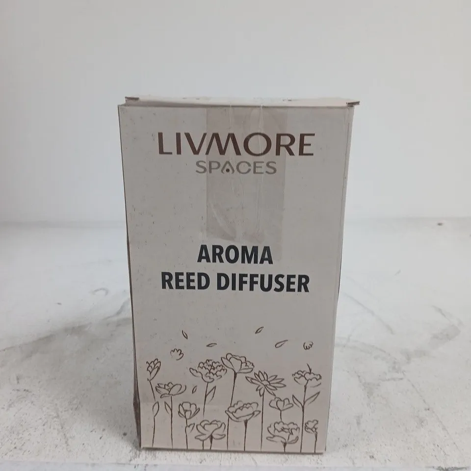 LIVMORE SPACES AROMA REED DIFFUSER – BOXED