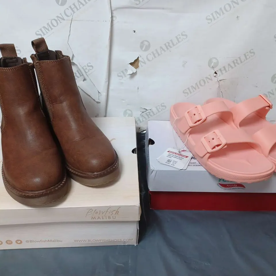 APPROXIMATELY 10 PAIRS OF LADIES SHOES VARIOUS COLOURS, SIZES AND STYLES