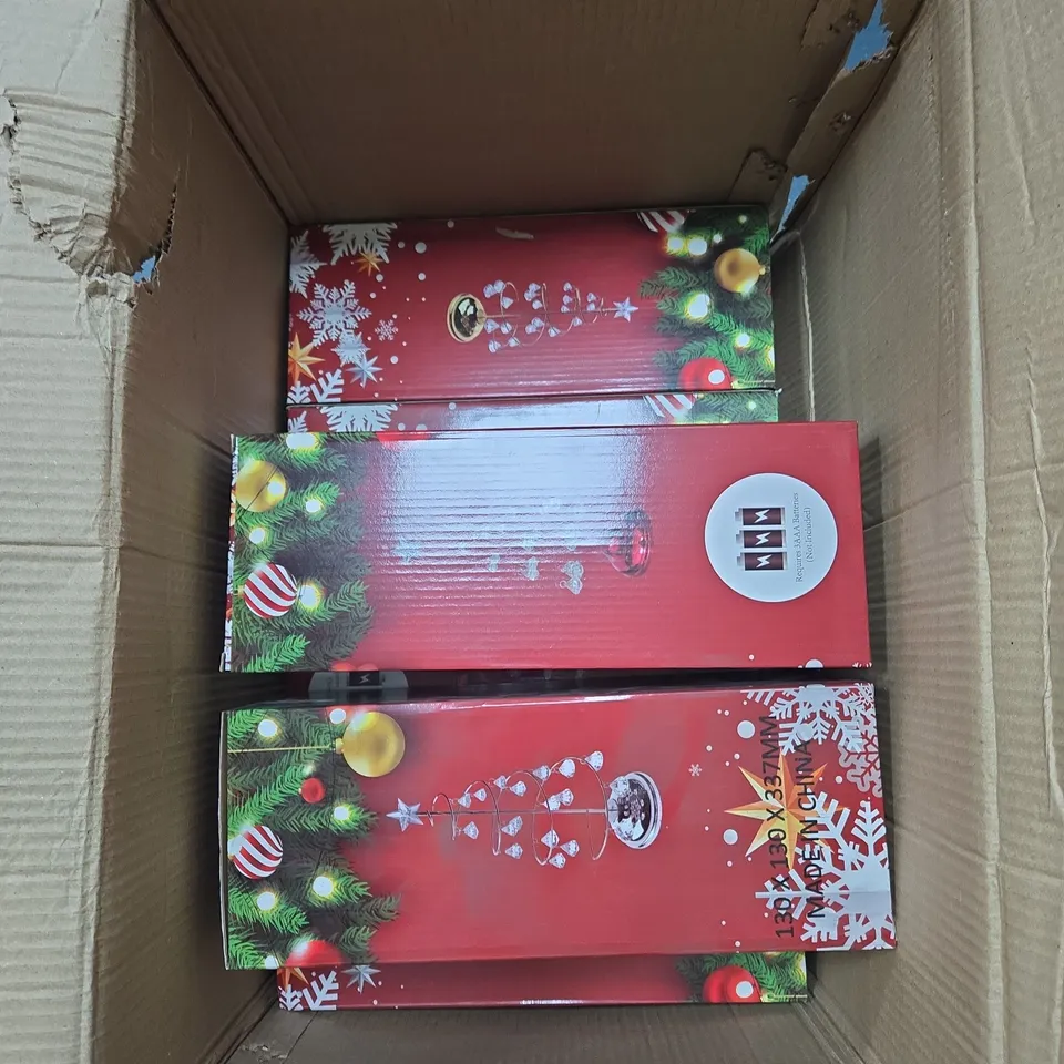 BOX OF 6 X CHRISTMAS TREE DECORATION BOXED