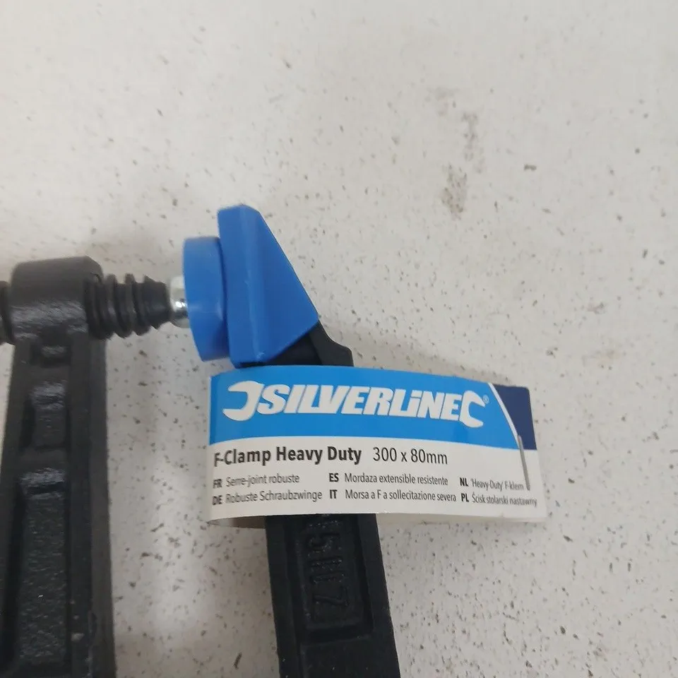 SILVERLINE F-CLAMP HEAVY DUTY 300 X 80MM