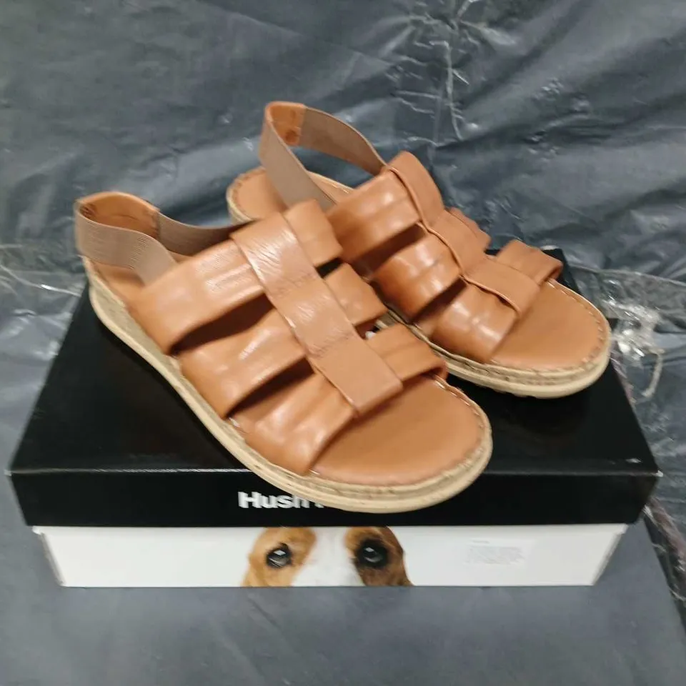 BOXED PAIR OF HUSH PUPPIES EDEN GLADIATOR SANDALS - UK SIZE 6