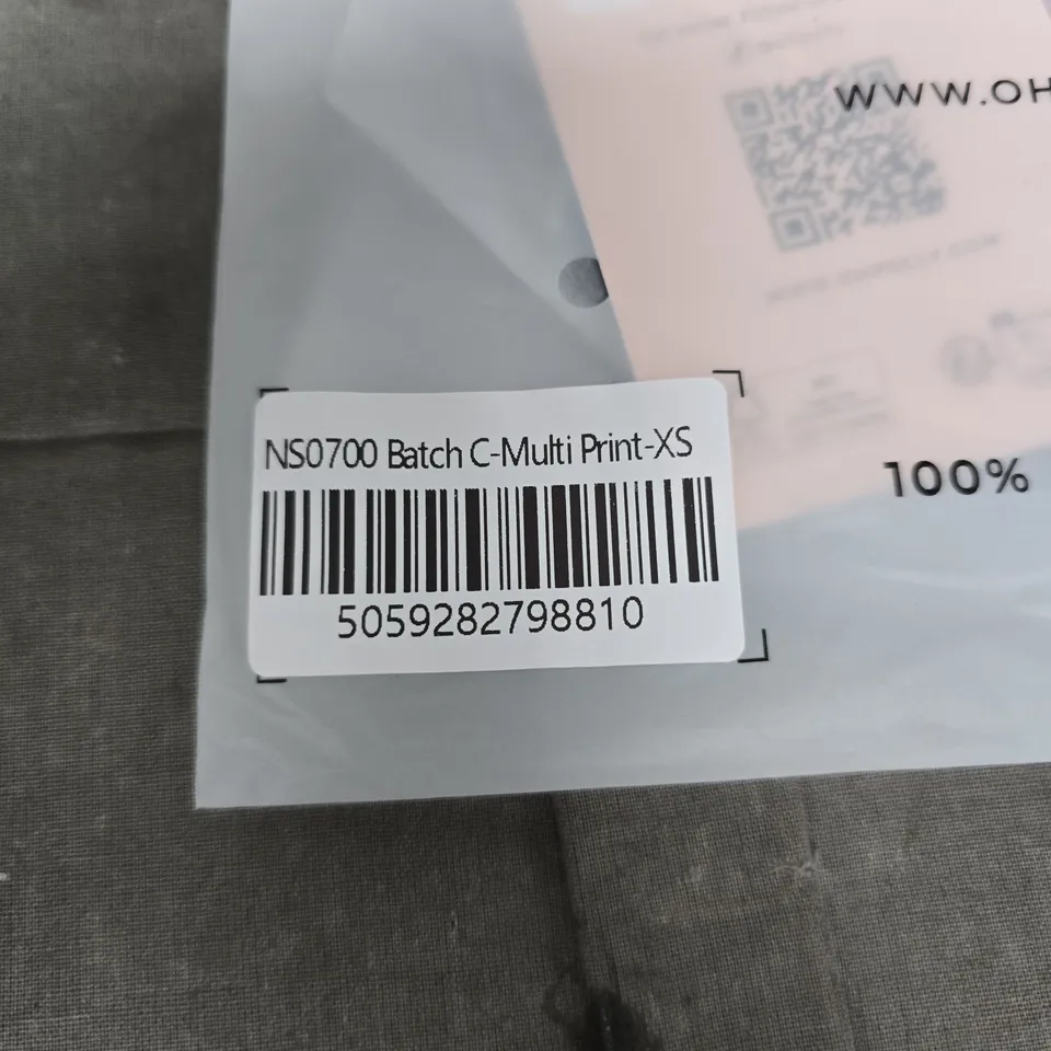 OH POLLY WOMEN'S DRESS XS – MULTI PRINT – IN POLYBAG