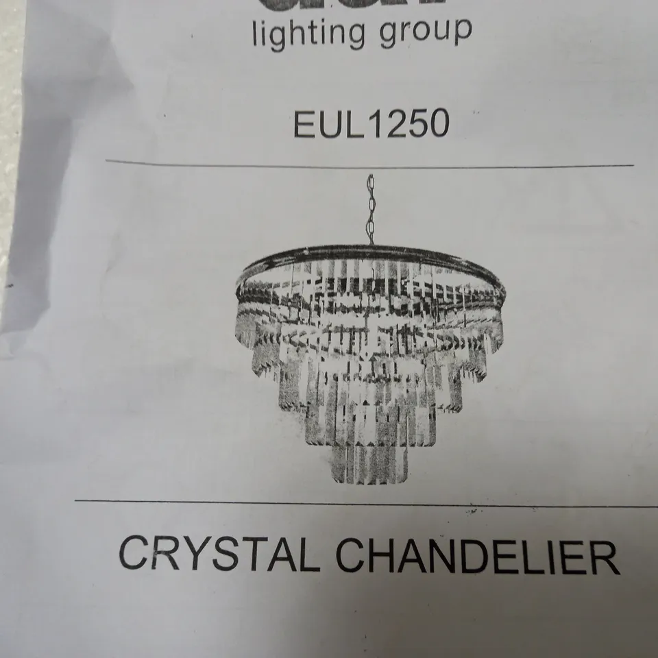 DAR LIGHTING CRYSTAL CHANDELIER