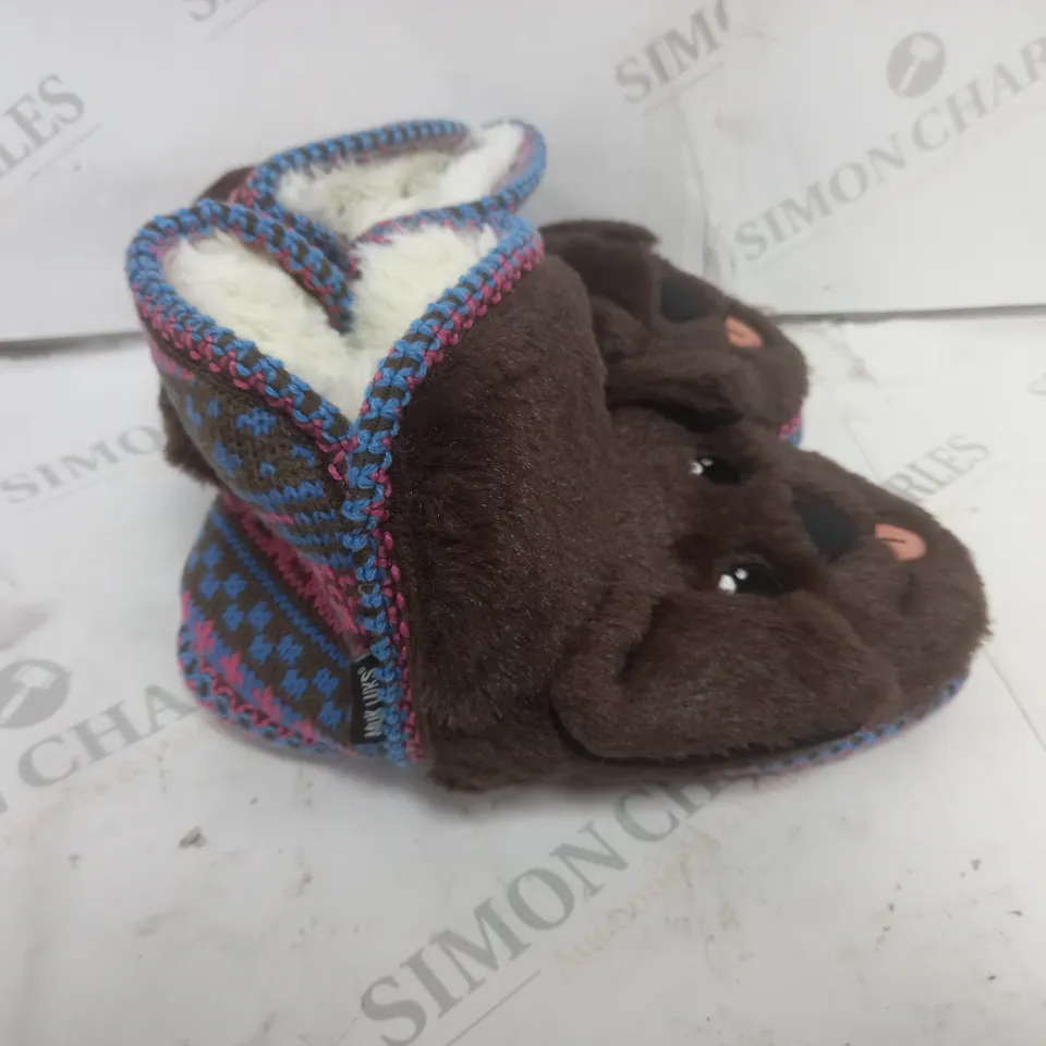 ANIMAL SLIPPER - DOG DESIGN SIZE 4