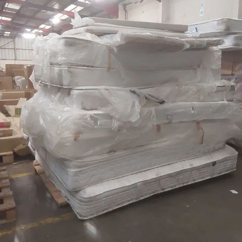 PALLET CONTAINING APPROXIMATELY 7x MATTRESSES, 3x HEADBOARDS