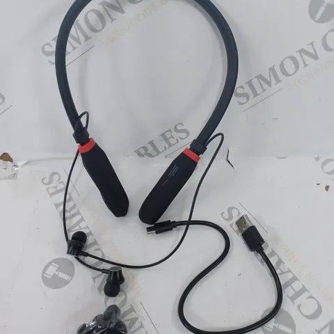 BOXED DESIGNER WIRELESS BLUEOOTH NECKBAND EARPHONES 