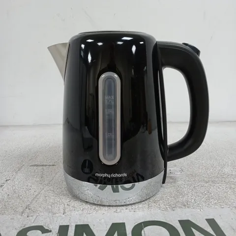 MORPHY RICHARDS BLACK KETTLE UNBOXED