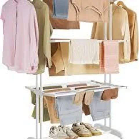 BOXED SONGMICS FREESTANDING VERTICAL DRYER 173×73.5-128CM