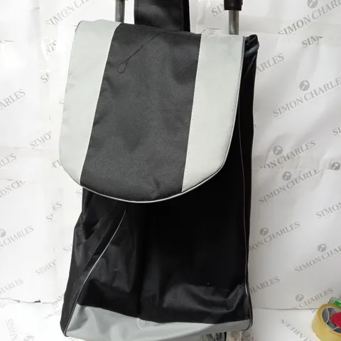BLACK AND GREY STORAGE TROLLEY 