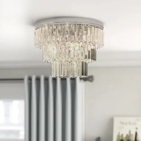 BOXED CARRILLO CRYSTAL FLUSH MOUNT