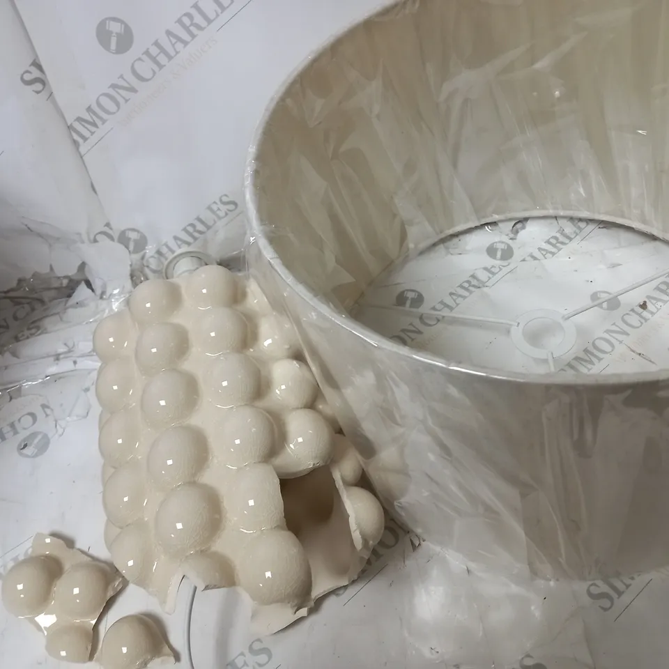 BOBBLE CERAMIC TABLE LAMP RRP £55