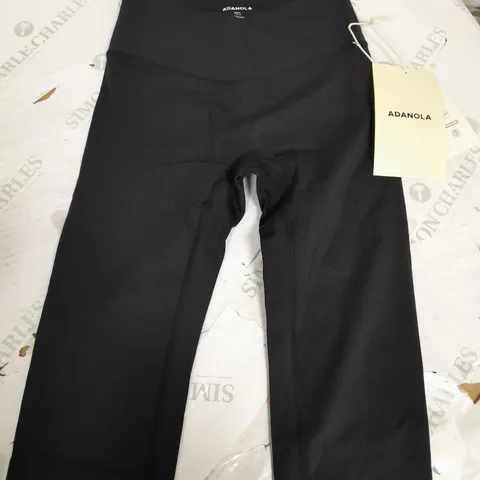 ADANOLA ULTIMATE WRAP BLACK LEGGINGS - SMALL