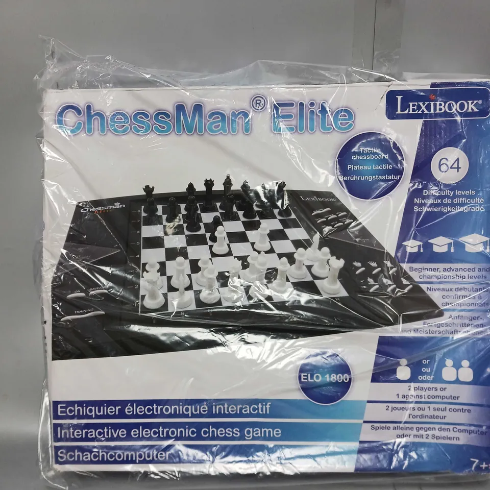 BOXED LEXIBOOK CG1300 CHESSMAN ELITE, INTERACTIVE ELECTRONIC CHESS RRP £53.99