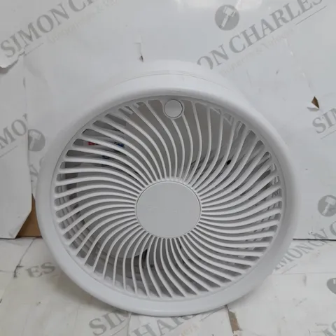 BOXED BELL & HOWELL OSCILLATING FOLDING RECHARGEABLE FAN, WHITE