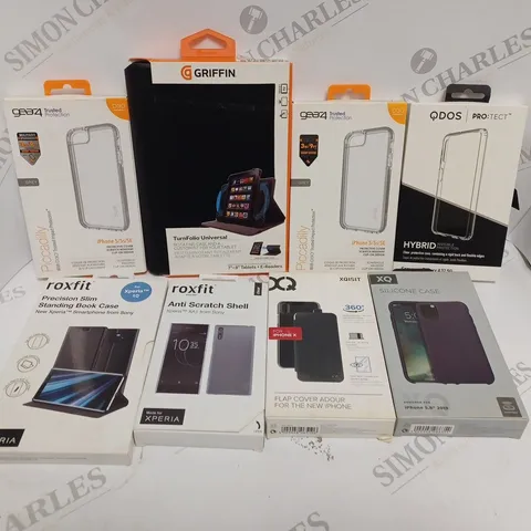APPROXIMATELY 50 ASSORTED SMARTPHONE & TABLET PROTECTIVE CASES FOR VARIOUS MODELS