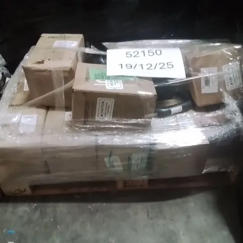 PALLET OF CAST IRON DUMBELLS